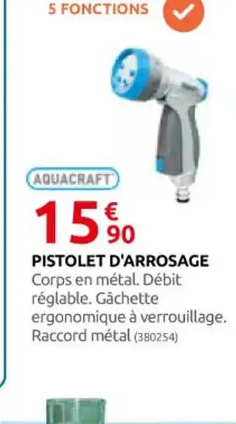 PISTOLET D'ARROSAGE