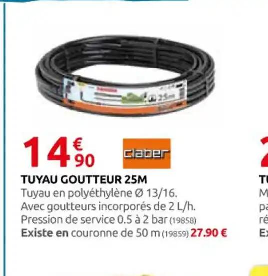 TUYAU GOUTTEUR 25M