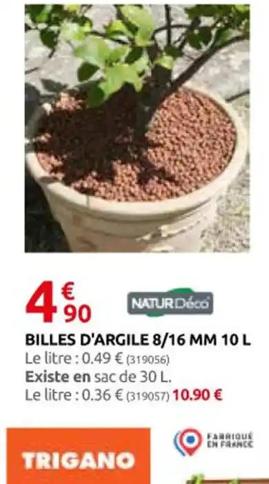 BILLES D'ARGILE 8/16 MM 10 L