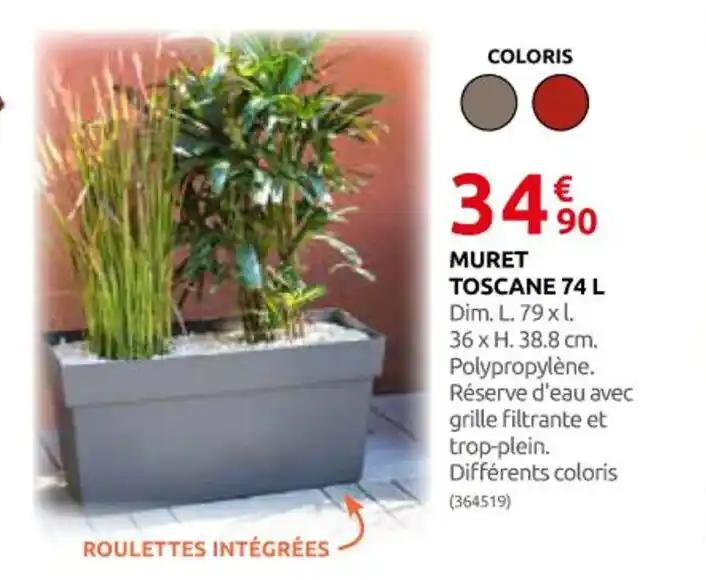 MURET TOSCANE 74 L