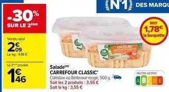 Carrefour - salade classic'