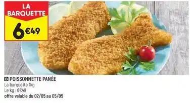 Poissonnette panée