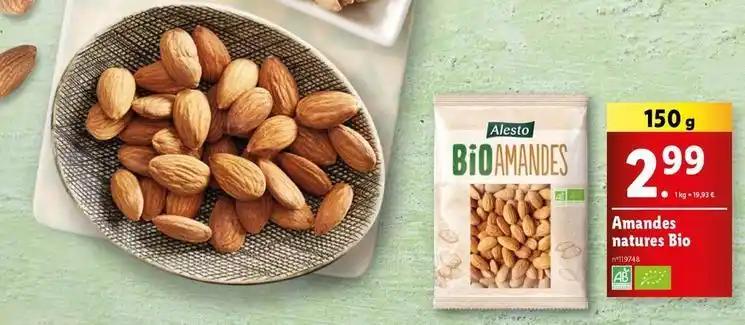 Alesto - amandes natures bio