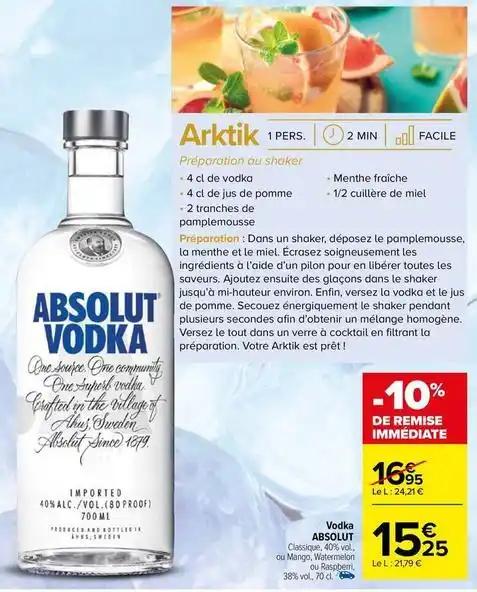 Absolut - vodka