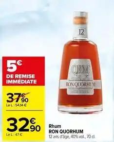 Ron quorhum - rhum