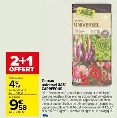 Carrefour - terreau universel uab