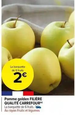 Carrefour - pomme golden