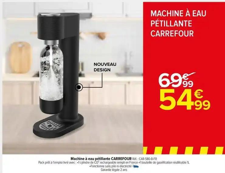 Carrefour - machine à eau pétillante