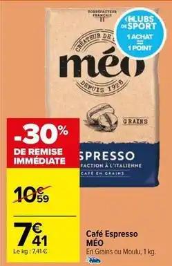 Promotion Exclusives de Méo espresso : Découvrez l'Offre incontournable