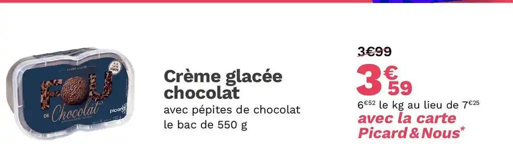 Crème glacée chocolat