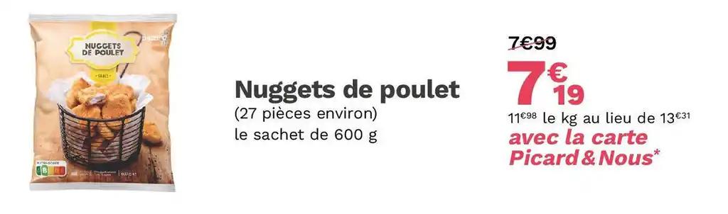 Nuggets de poulet