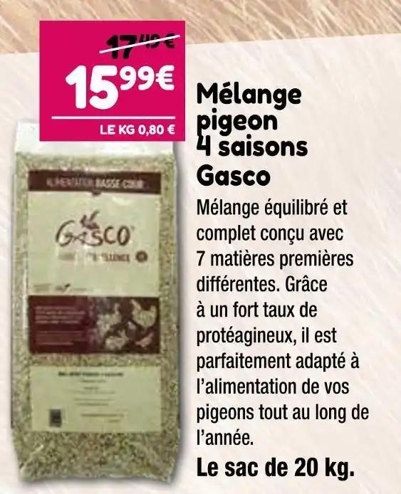 Gasco Mélange pigeon 4 saisons