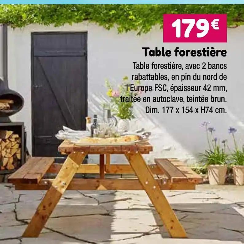 Table forestière