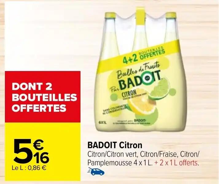 BADOIT Citron