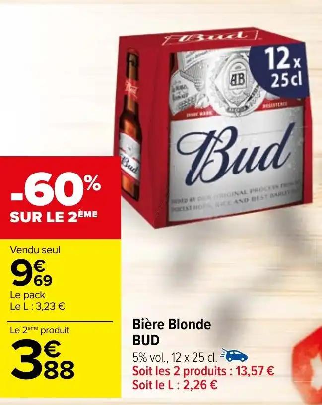 Bière Blonde BUD