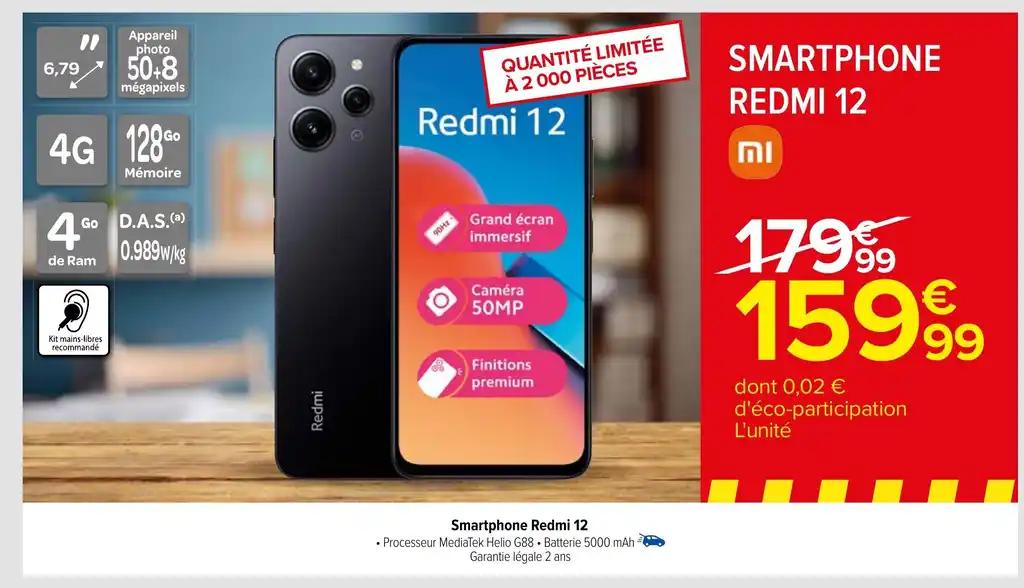 Smartphone Redmi 12