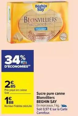Beghin say - sucre pure canne blonvilliers