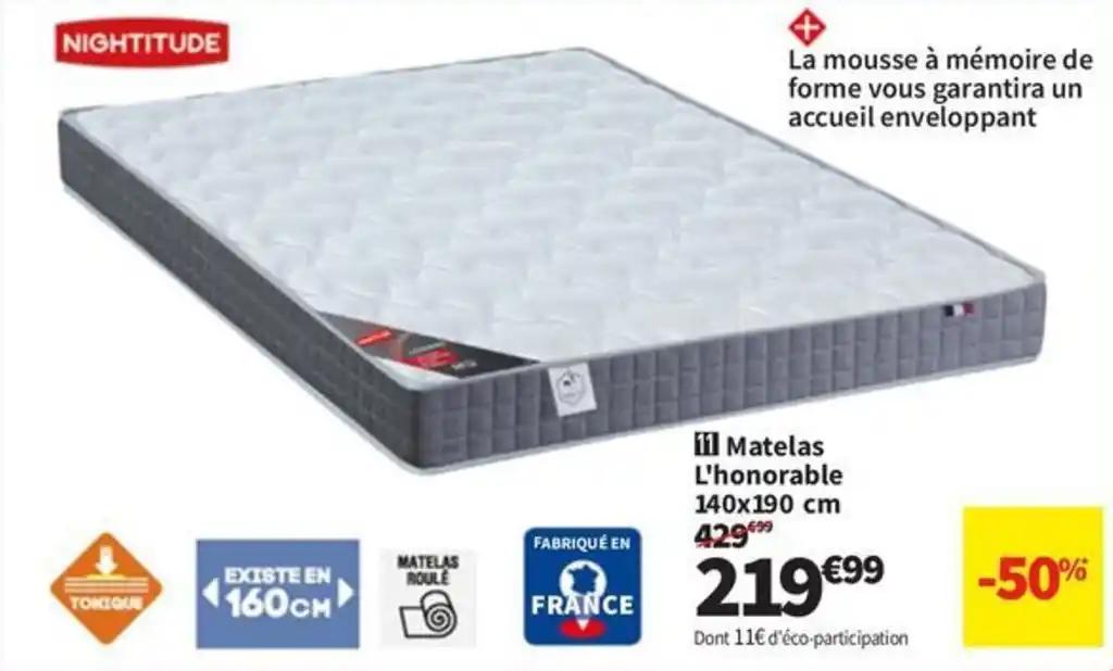 Matelas L'honorable