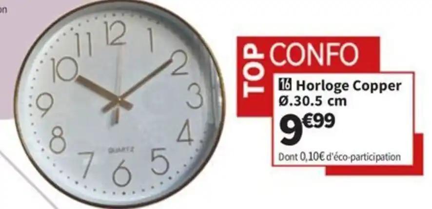 Horloge Copper 0.30.5 cm