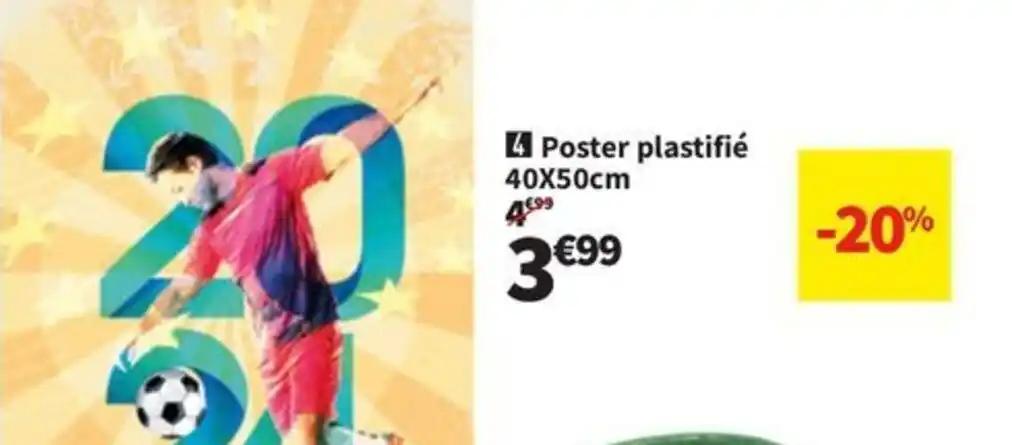 Poster plastifié 40X50cm