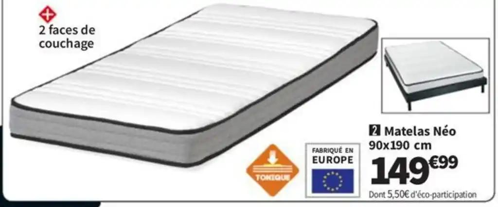 Matelas Néo 90x190 cm