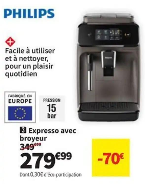 Expresso avec broyeur