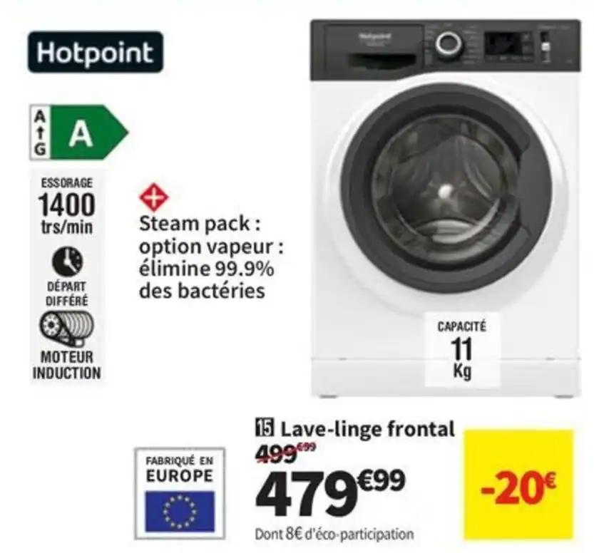 Lave-linge frontal