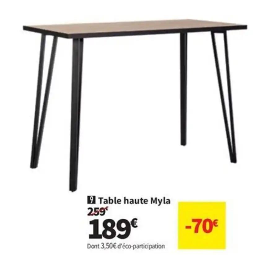 Table haute Myla