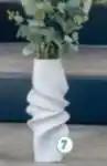Vase drapé gres