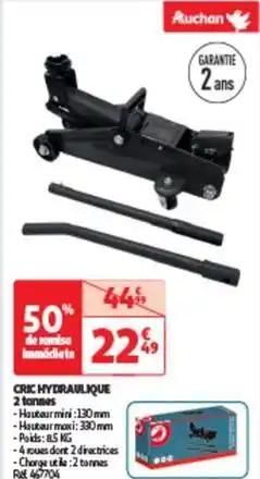 Auchan - cric hydraulique
