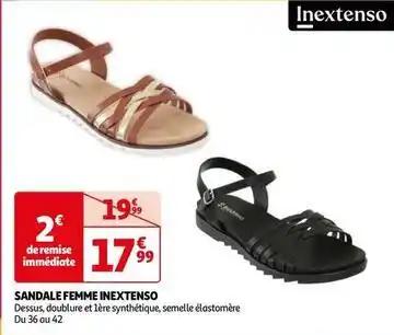 Inextenso - sandale femme