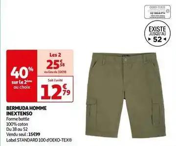 Inextenso - bermuda homme
