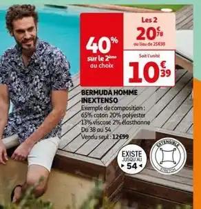 Inextenso - bermuda homme