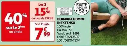 Inextenso - bermuda homme