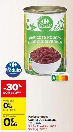 Carrefour - haricots rouges classic