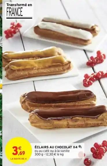 Éclairs au chocolat