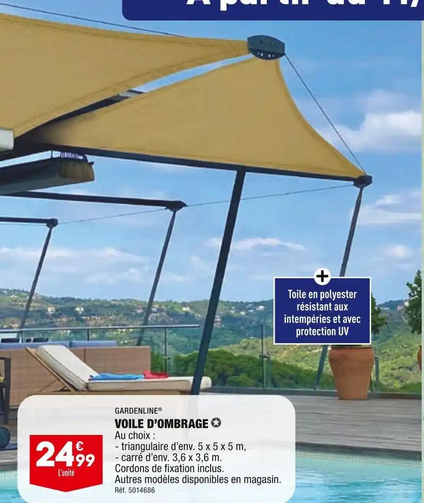 GARDENLINE VOILE D’OMBRAGE