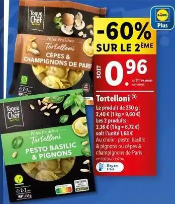 Toque du chef tortelloni
