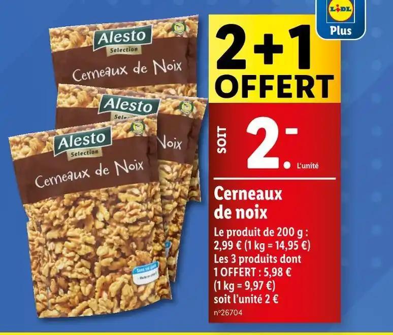Alesto Cerneaux de noix