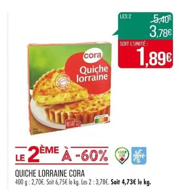 QUICHE LORRAINE CORA