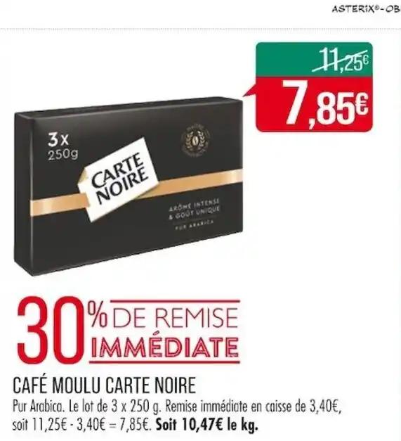 CAFÉ MOULU CARTE NOIRE