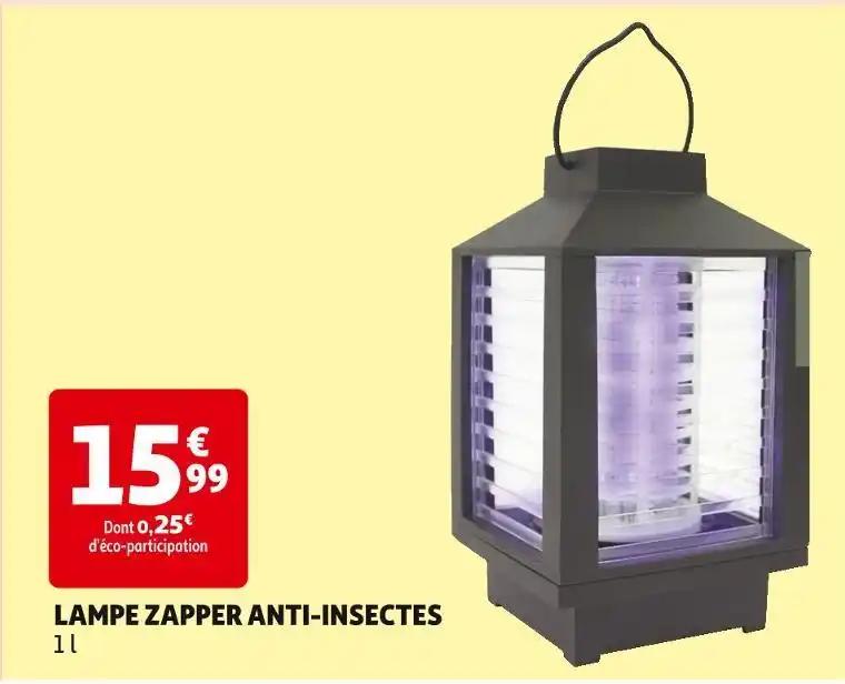 LAMPE ZAPPER ANTI-INSECTES