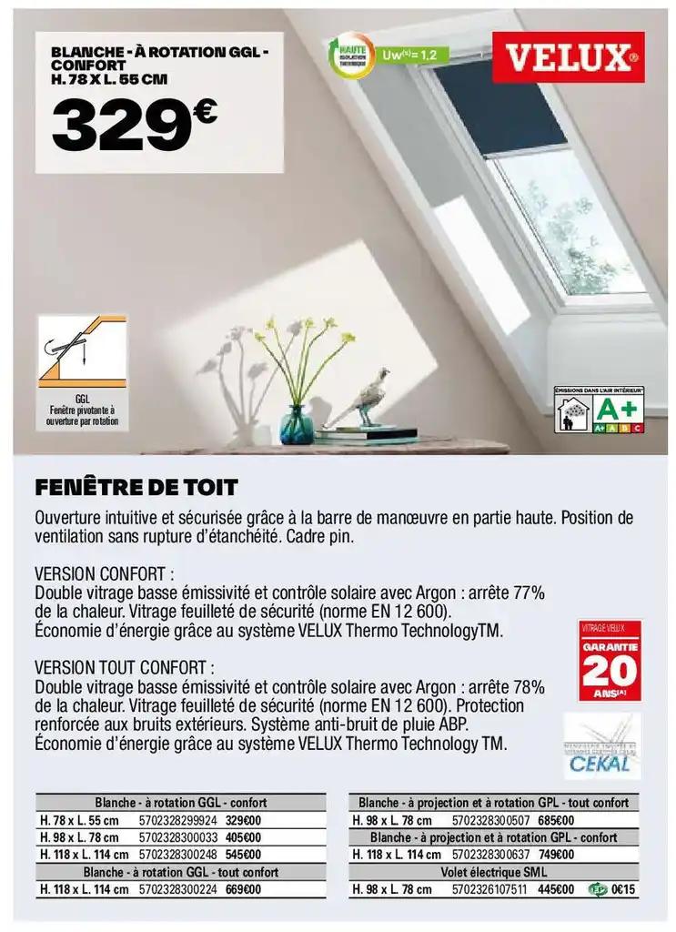 FENÊTRE DE TOIT