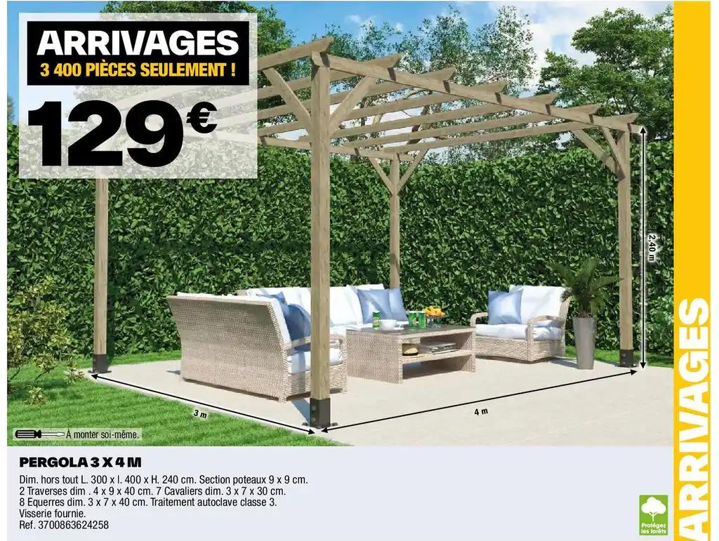 PERGOLA 3X4M