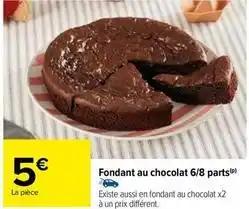 Fondant au chocolat