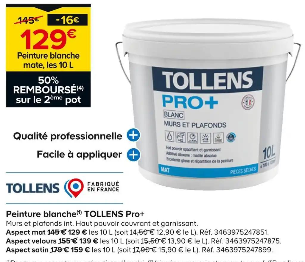 Tollens Peinture blanche(1) TOLLENS Pro+