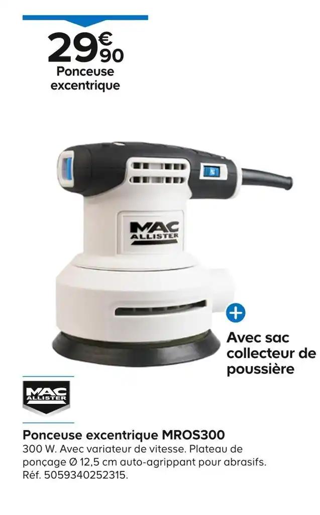 MAC ALLISTER Ponceuse excentrique MROS300