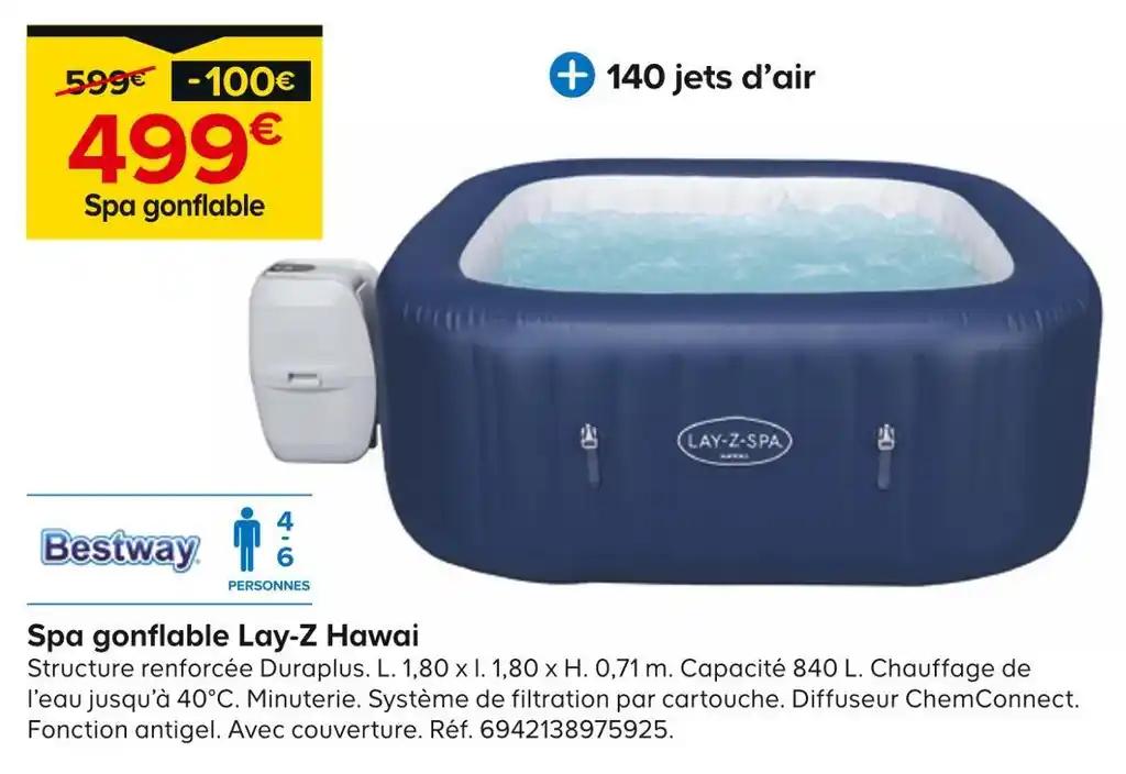 bestway Spa gonflable Lay-Z Hawai