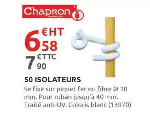 50 ISOLATEURS