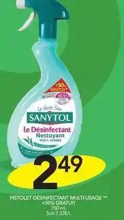 Spray désinfectant